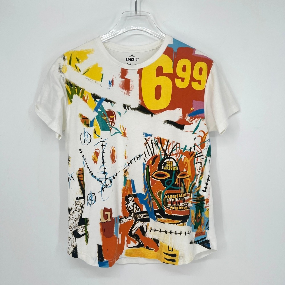 Andy Warhol Jean Michel Basquiat T Shirt Womens XS Uniqlo SPRZNY Graphic